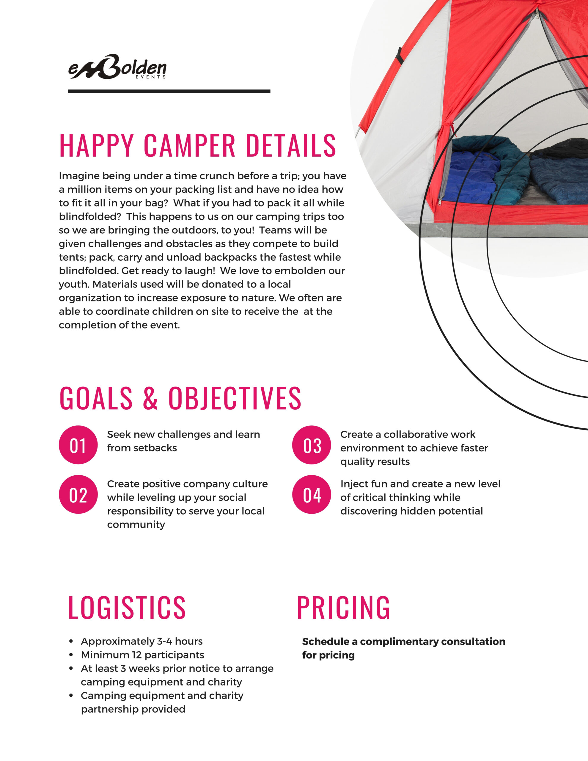 Happy Camper 1 Sheet